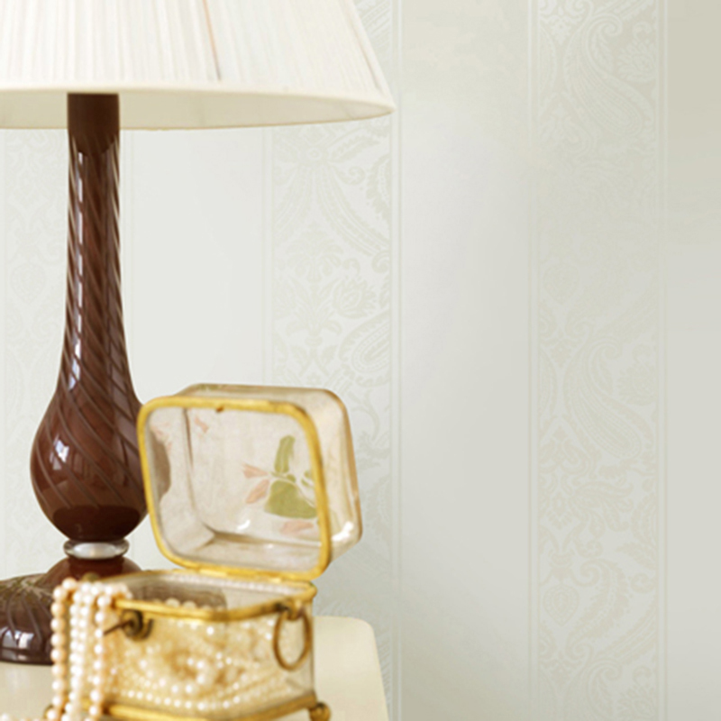 进口现代简约美式竖条纹卧室客厅书房别墅沙发床头电视背景墙壁纸