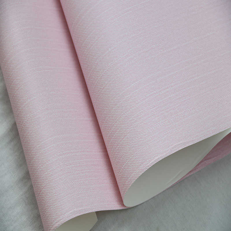 现代简约北欧素色粉色卧室女孩儿童房小清新壁纸美国进口现货墙纸