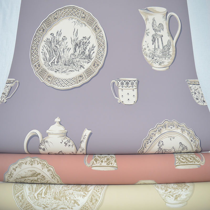 现代简约法式美式新中式纯纸加厚环保客厅餐厅床头背景墙壁纸现货