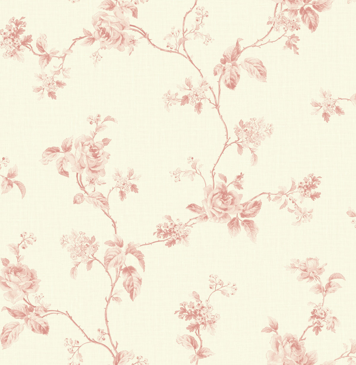 进口环保田园花客厅卧室背景墙纸