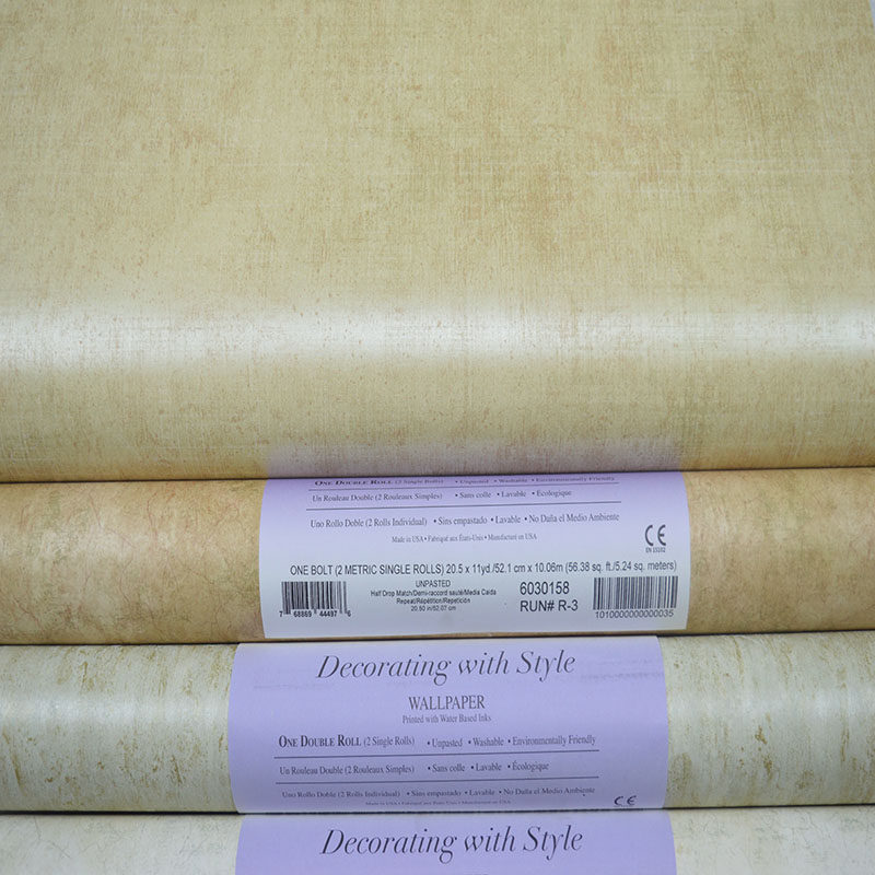 美国进口现货特价纯纸加厚环保壁纸现代简约北欧轻奢卧室书房墙纸