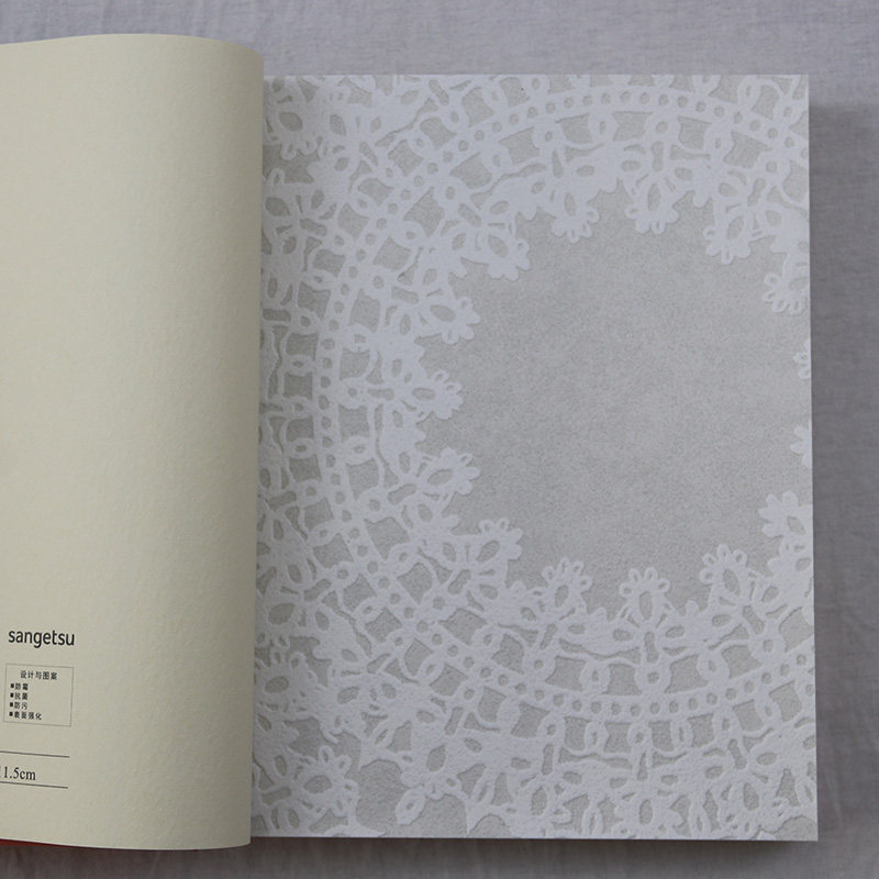 日本进口SANGRTSU日式上门防水抗菌防霉欧式大气客厅书房卧室墙纸