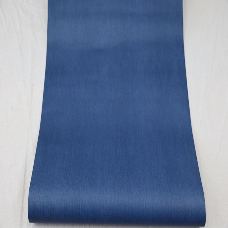 北美进口现货壁纸现代简约北欧纯素色深蓝色客厅电视沙发背景墙纸