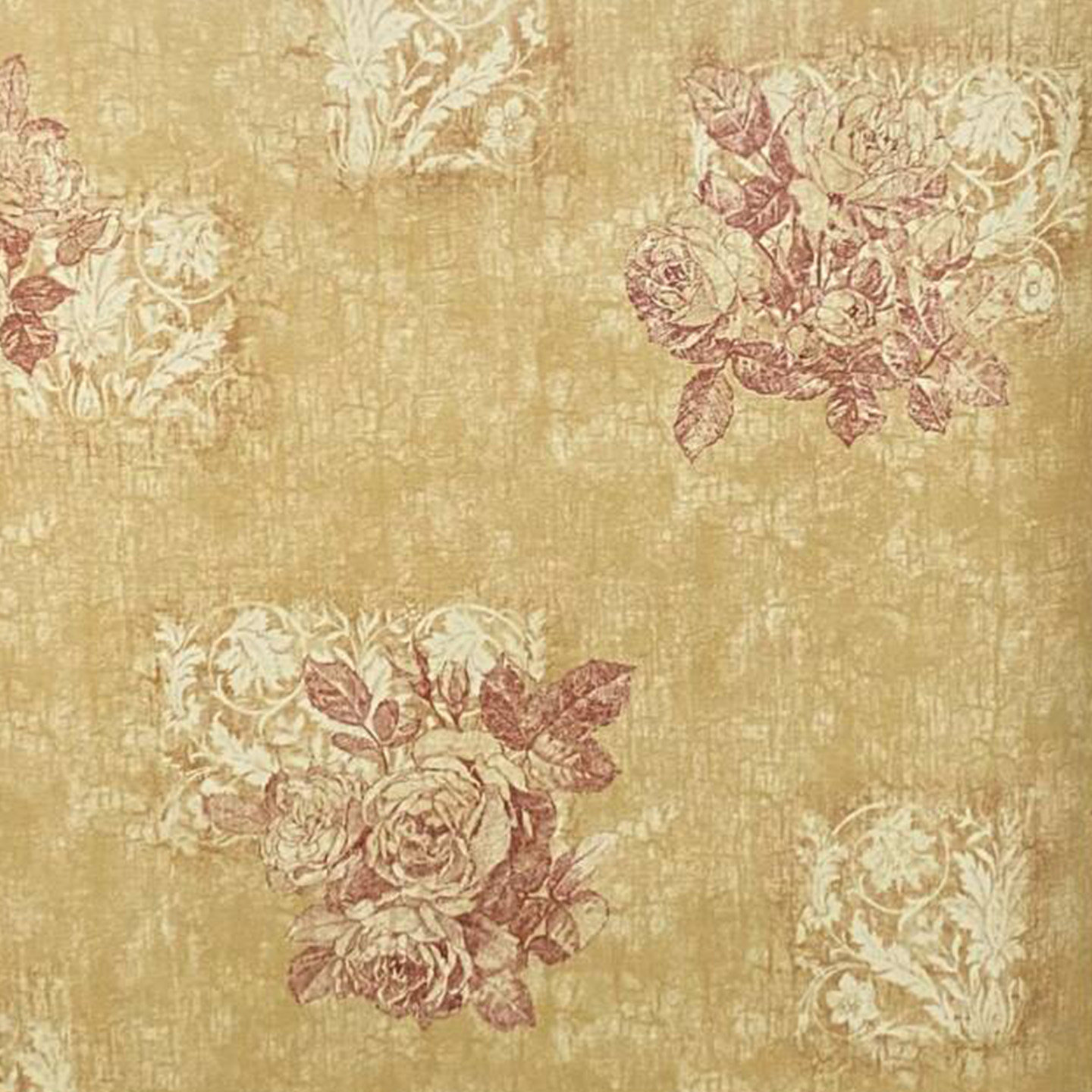 英国进口纯纸环保壁纸现货美式乡村田园花复古客厅别墅背景墙纸