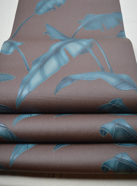 意大利Sirpi原装进口现货树脂壁纸3D立体树叶深压纹客厅背景墙纸