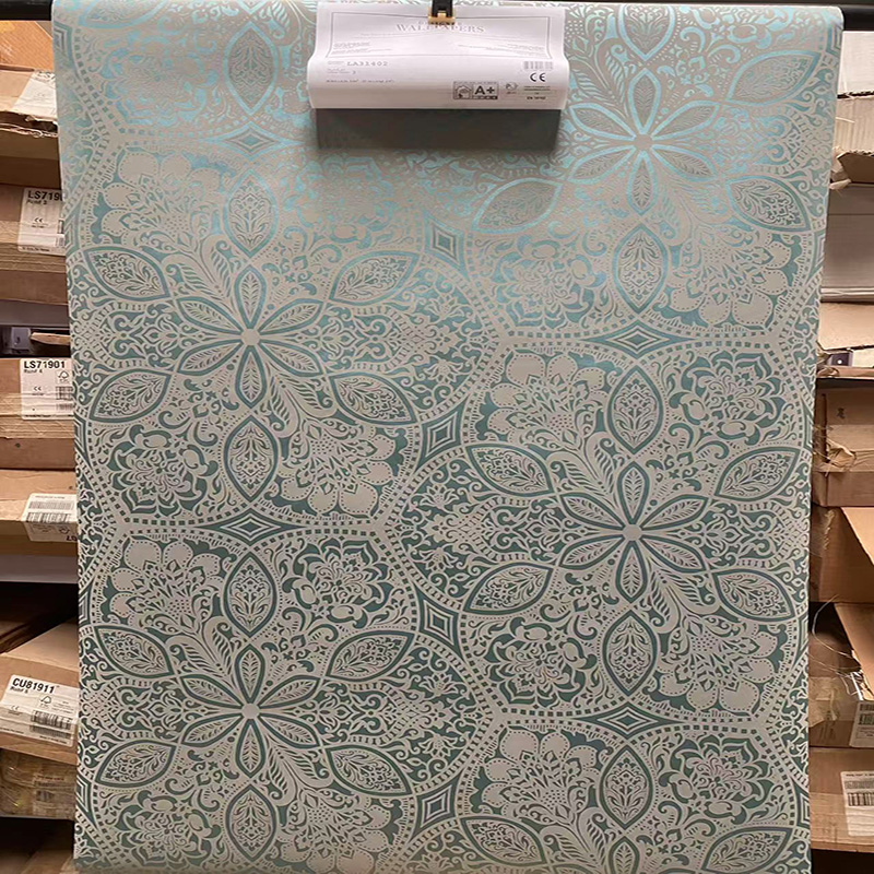 现货美国WQ原装进口纯纸墙纸复古客厅卧室沙发背景墙满铺高端壁纸
