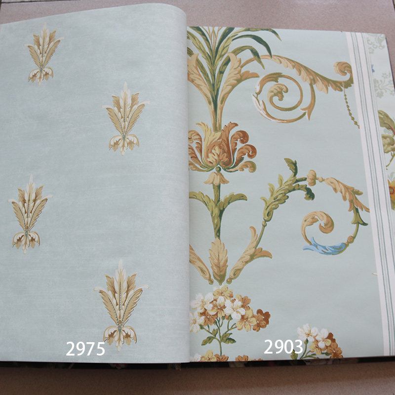 美国YORK进口纯纸高端美式田园花AB版卧室客厅满铺背景墙壁纸现货