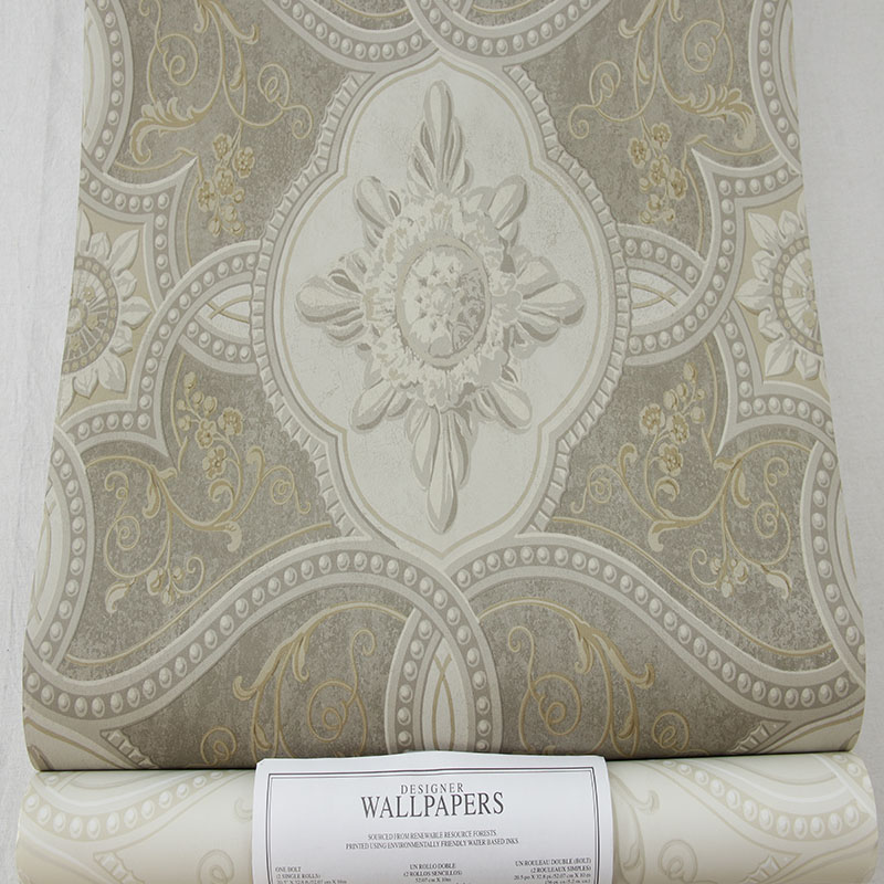 美国进口尾货美式乡村古典简约欧式花卧室客厅沙发床头影视墙壁纸