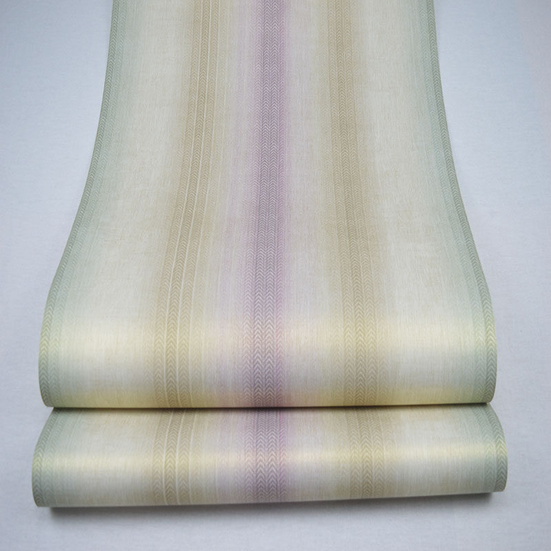 美国进口现代简约北欧渐变色卧室客厅书房高档竖条现货特价墙壁纸