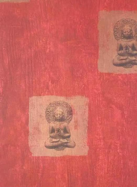 美国wallquest原装进口纯纸复古做旧古典环保佛龛别墅背景墙壁纸