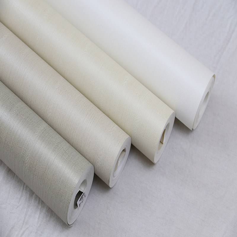 现代简约素色纯色暗纹卧室客厅书房壁纸高档北欧小红书网红款纯纸