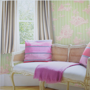 美国进口纯纸木纤维环保法式人物乡村美式客厅卧室书房餐厅背景墙