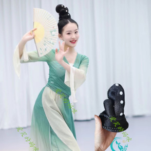 古典舞蹈演出剧目醉清波舞蹈头饰儿童艺考表演发饰假发飞天发鬓女