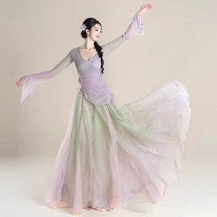 念琵琶舞蹈服装新款古典舞纱衣相思遥咏春演出服盈盈芙蓉语表演服