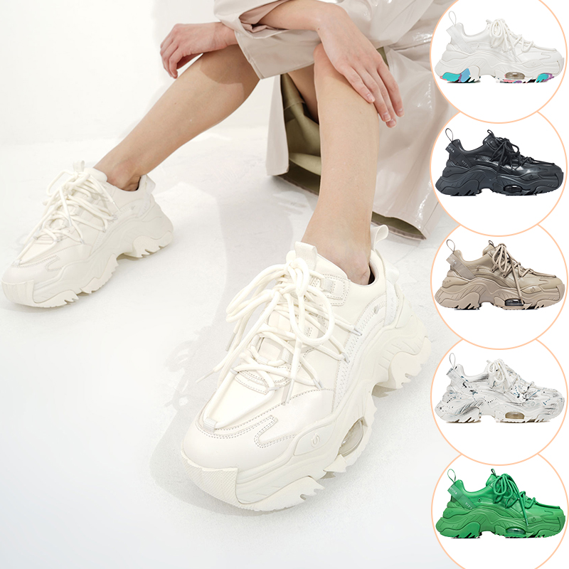 赵丽颖鞠婧祎孟子义同款VITTORIO VENTURA薇薇燃气垫厚底老爹鞋