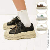 牛皮运动厚底板鞋 VITTORIOVENTURA薇薇燃 孟子义杨超越同款