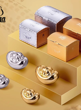 原创一锭发财2025蛇年吉祥物摆件生肖蛇存钱罐伴手礼新年礼物