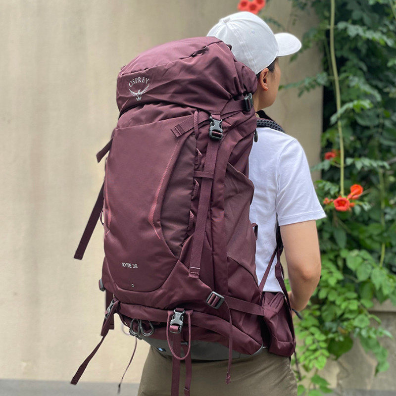 小鹰包OSPREY KYTE鹞鹰38 48升女款专业登山徒步双肩背包可注册 - 实物图