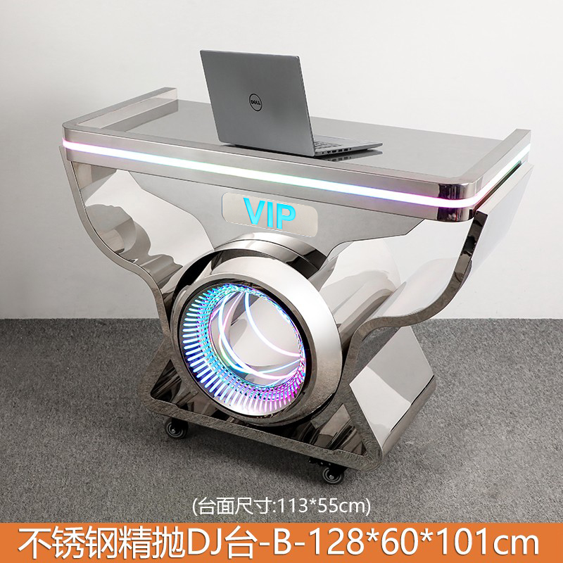 酒吧KTV包间dj台子劲舞团夜场打碟台活动简易dj台打碟机支架定制