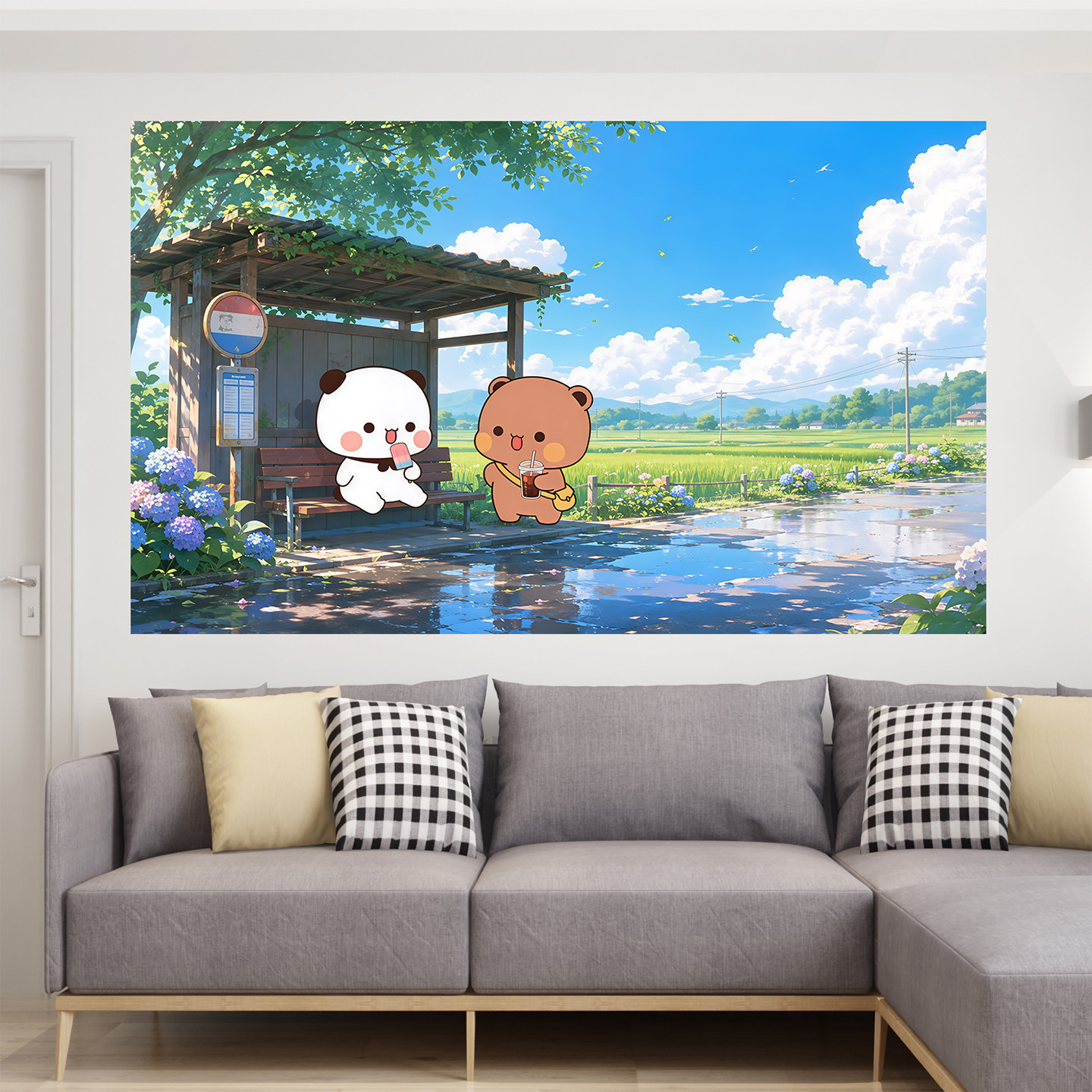 WEIMEI美景宿舍墙纸卧室自粘墙画
