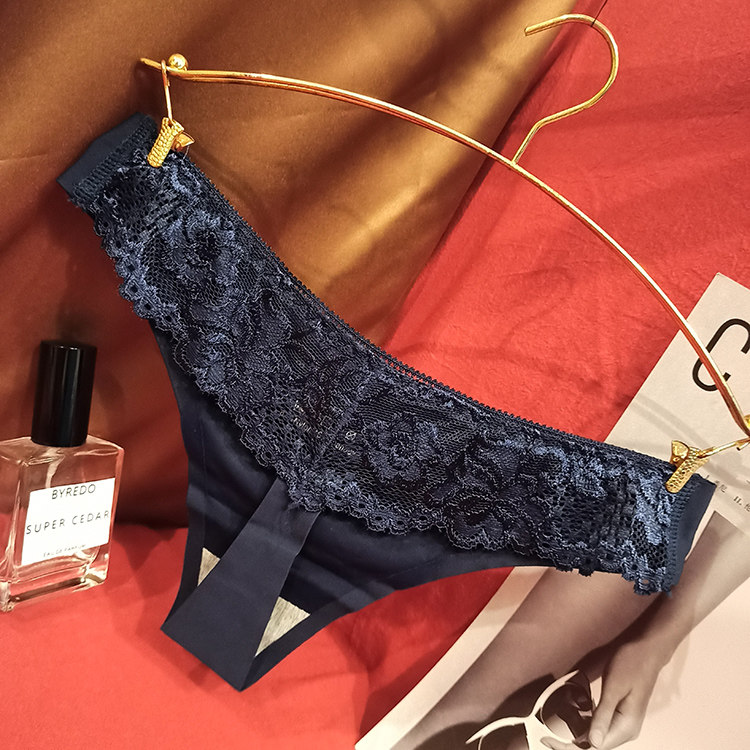 性感丁字裤女冰丝蕾丝一片式情趣加大码诱惑t裤激情纯色女士内裤在类目 女士内衣/男士内衣/家居服, 内裤中 - 来自Buy2taobao.com提供专业的淘宝代购服务