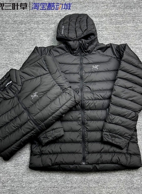 Arcteryx始祖鸟 Cerium Hoody 850蓬鹅绒纯色保暖连帽排骨羽绒服