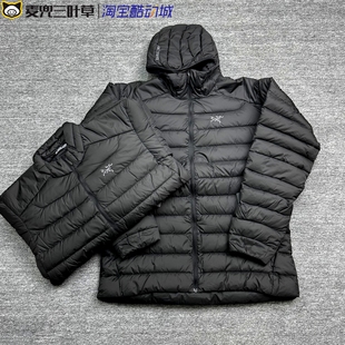 850蓬鹅绒纯色保暖连帽排骨羽绒服 Hoody Arcteryx始祖鸟 Cerium