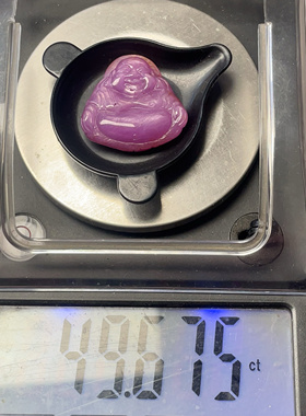 【你眼见笑佛满心欢喜】天然原矿无烧无填充无注胶红宝石佛公