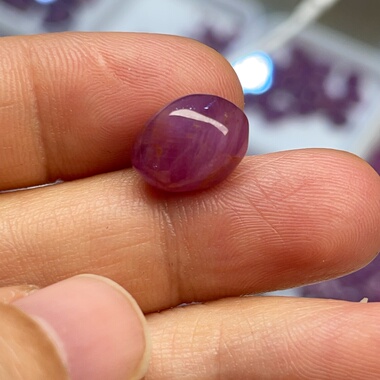 天然红宝石随形镶嵌戒指吊坠 打孔做桶珠串珠佛珠编制正品 8.73ct