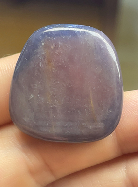 天然无烧无注胶无填充蓝宝石多彩原矿色打孔做吊坠毛衣链新中式风