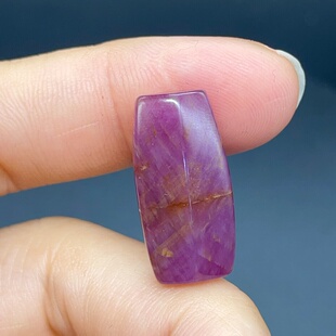 23.83ct天然六柱体红宝石原石挂坠手链男女情人节礼物10.9*21.6mm