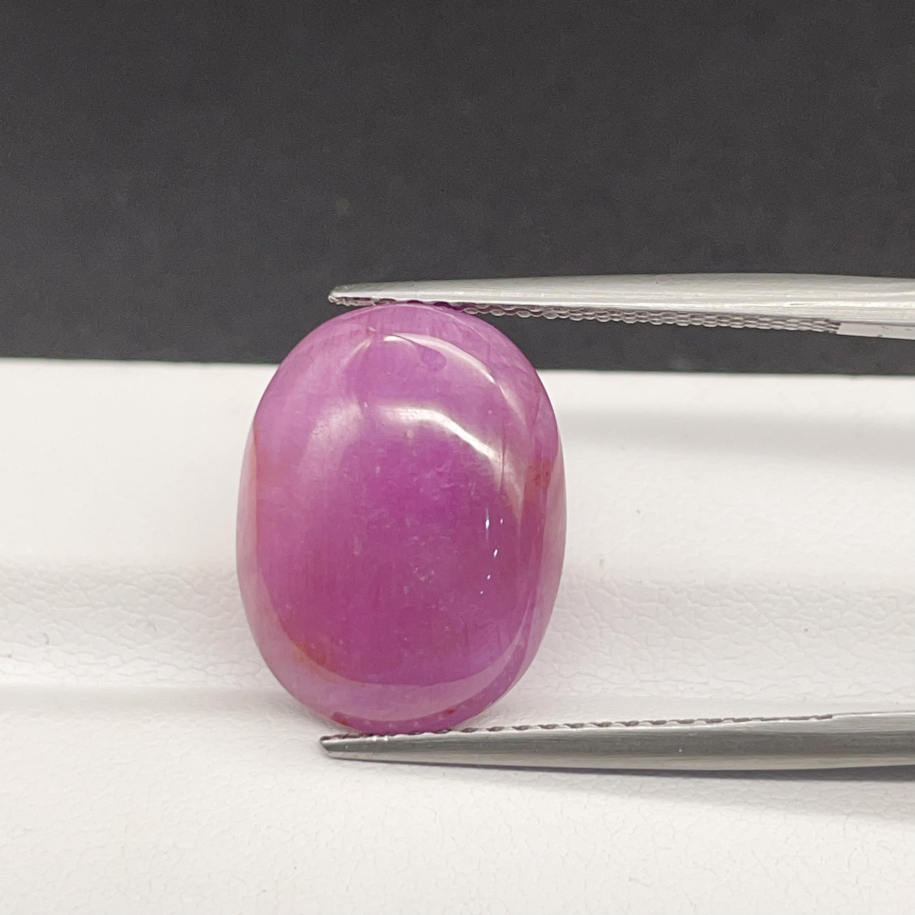 14.84ct天然红宝石裸石戒面镶嵌戒指吊坠14*18mm中古首饰蛋面正品