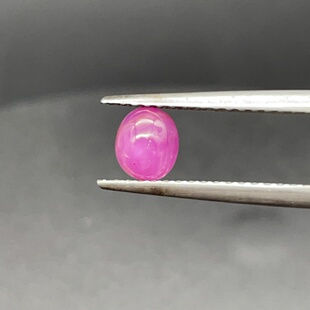 红宝石小糖豆1.96ct 蛋面圆形 色甜干净 天然无烧无注胶 镶嵌戒指