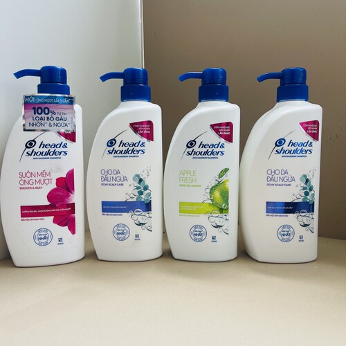 泰国海飞丝head&shoulders洗发水薄荷清凉木炭去屑控油止痒625ml