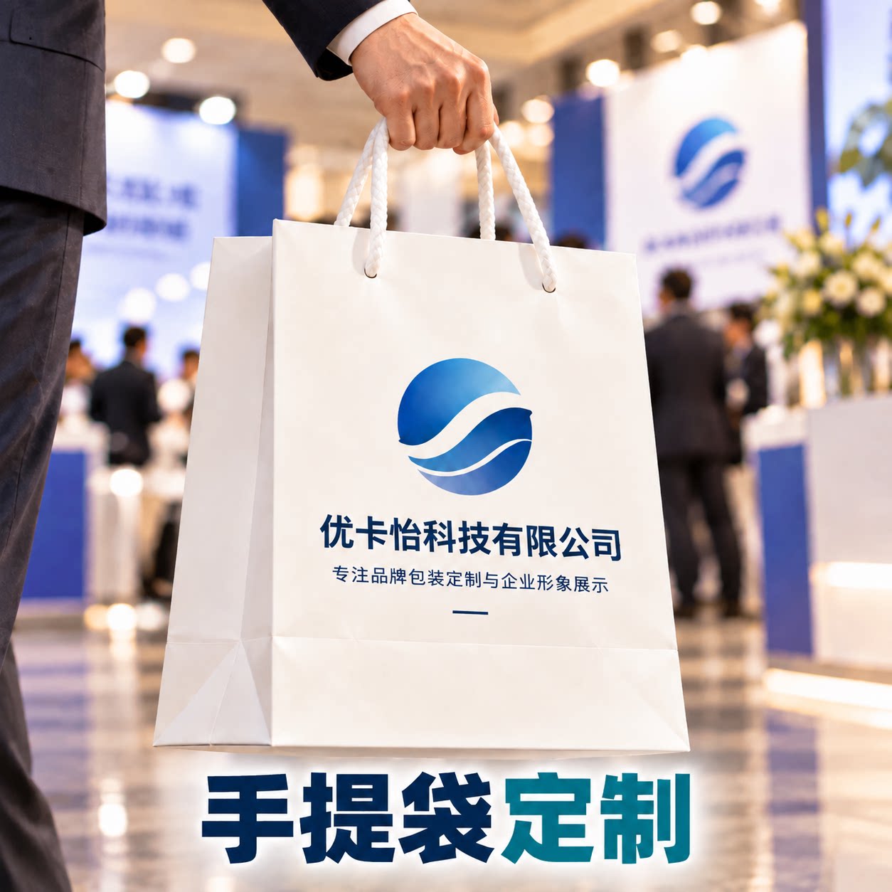 手提袋定制企业商务活动广告包装袋宣传纸袋logo品牌印刷设计制作