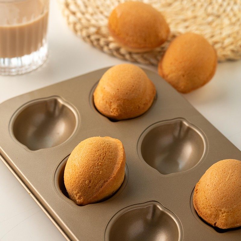 出口海外日式6/12连柠檬蛋糕模不粘玛德琳蛋糕模烘焙工具家用烤箱,厨房/烹饪用具,烘焙模具,淘宝优惠券,粉丝福利购,淘宝优惠卷