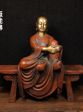 铜镇宅中式家居板凳佛