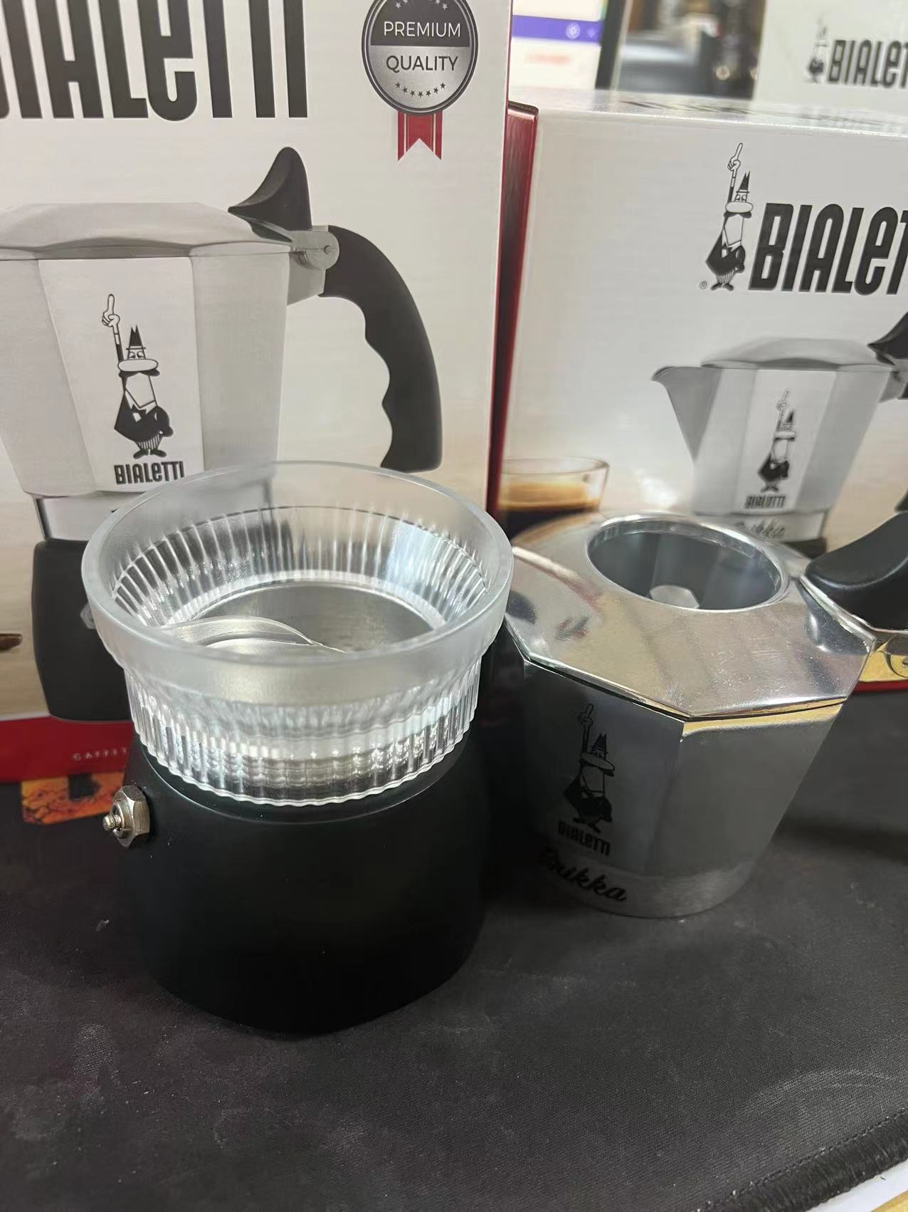 咖啡布粉器摩卡壶专用配套器具旋转布粉器