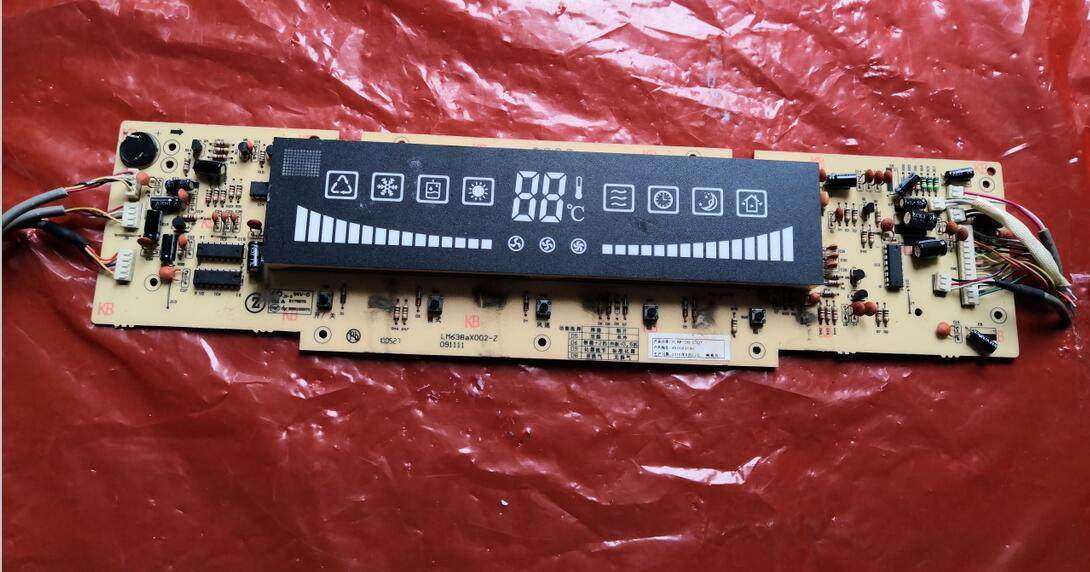 适用于志高空调配件2~3P柜机显示板ZLAG-38-C3D1 LM638aX002-Z