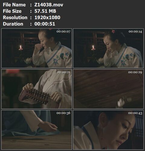 古代女子独守空房深闺盼夫归来年华消逝高清视频素材
