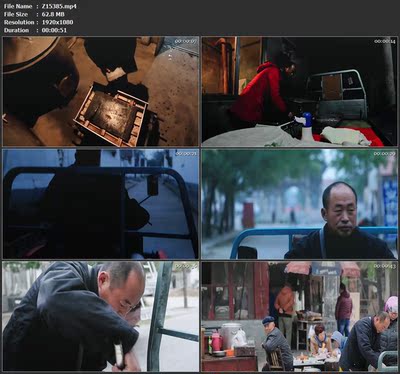 夫妻豆腐店凌晨忙碌三轮车走街串巷售卖生活艰辛高清视频素材