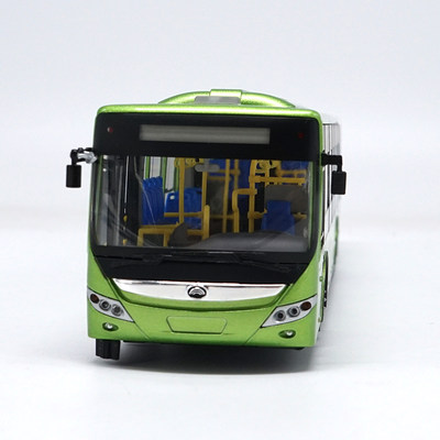 1：42 原厂 宇通客车 YUTONG 纯电动客车 E12 合金巴士模型 车模