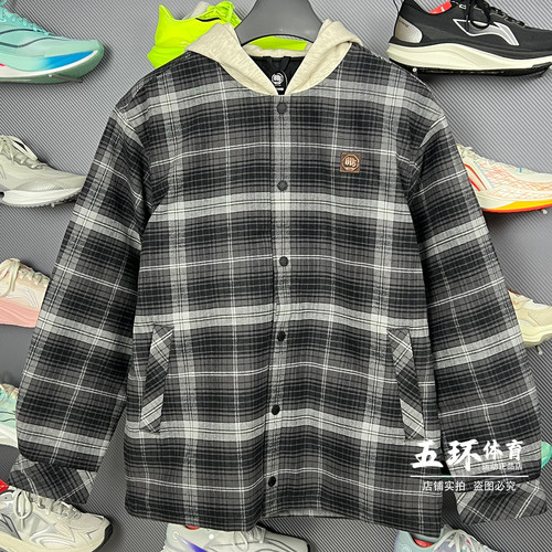 李宁棉服 2026春季新品篮球系列男子宽松保暖时尚连帽外套AFMW001