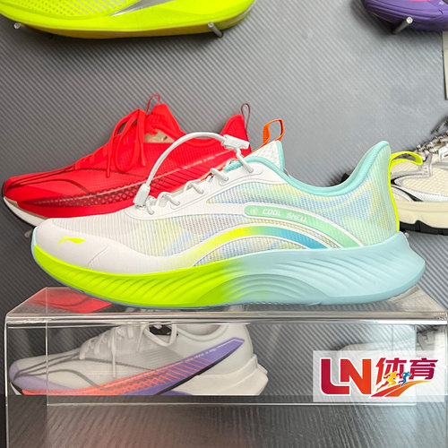 李宁2026夏季新款蜻蛉4男女大童透气清凉减震回弹跑步鞋YKFW002