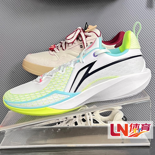 李宁篮球鞋 2025春季新款闪凌2 棱镜男子轻量高回弹比赛鞋ABAV009