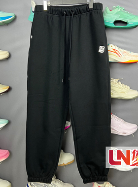 李宁卫裤2025冬季新品BADFIVE男子束脚加绒保暖宽松运动裤AKLV779