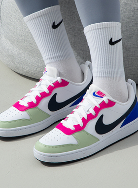 耐克Court Borough Low女板鞋DV5456-108-107 FV8120-141 CD7782