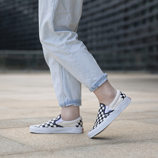VANS范斯slip-on一脚蹬情侣休闲帆布板鞋VN000EYEBWW VN0A33TBXVV