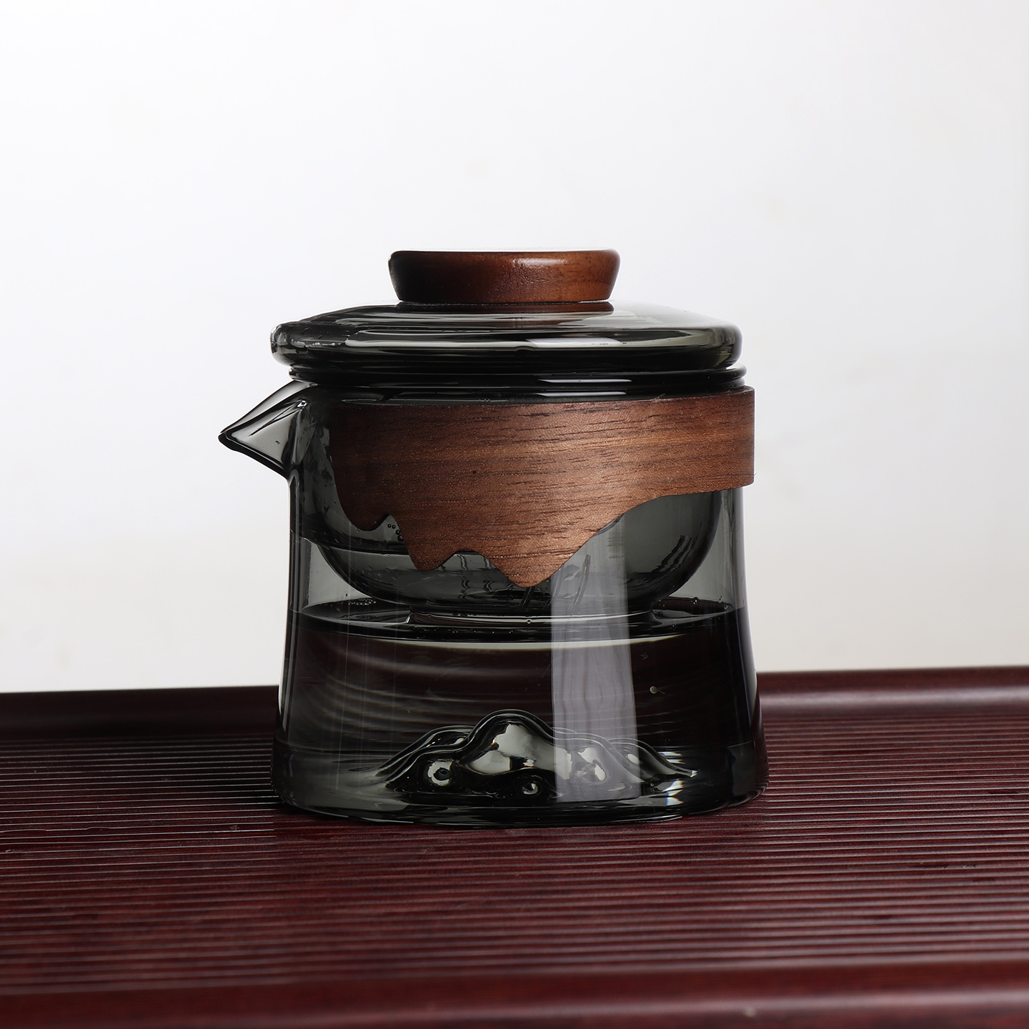 旅行茶具玻璃便携式快客杯户外功夫茶杯日式泡茶壶商务礼品小套装