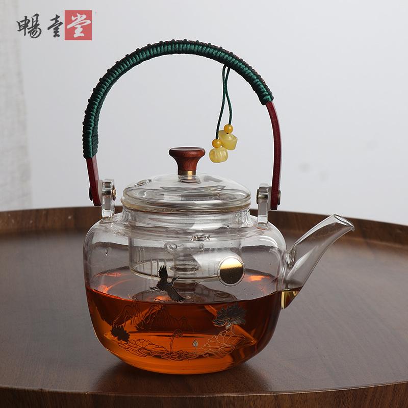 耐热加厚玻璃煮茶壶大容量